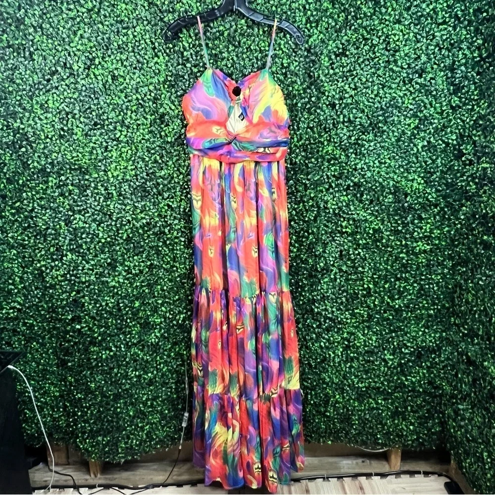 LORAGAL | Multicolor Maxi Dress - Picture 2 of 4
